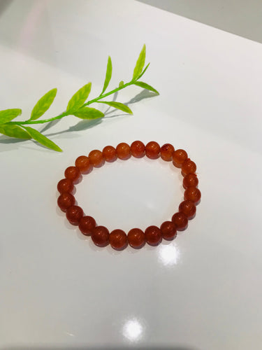 Orange Beads Bracelet